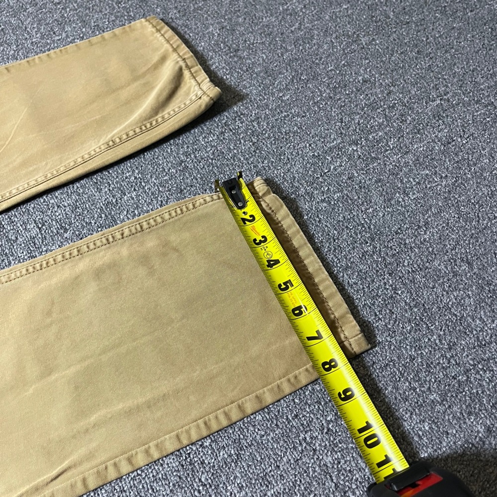 Levi's 514 Straight Fit Pants 32x32 Tan Khaki Cotton Casual - Picture 8 of 8